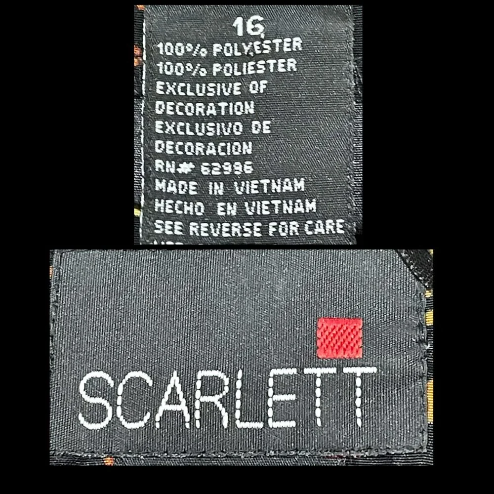 ⭐️HP⭐️VTG▪️SCARLETT▪️Boho Collage Bead Accented Open Back Sleeveless Maxi Dress - Picture 8 of 12